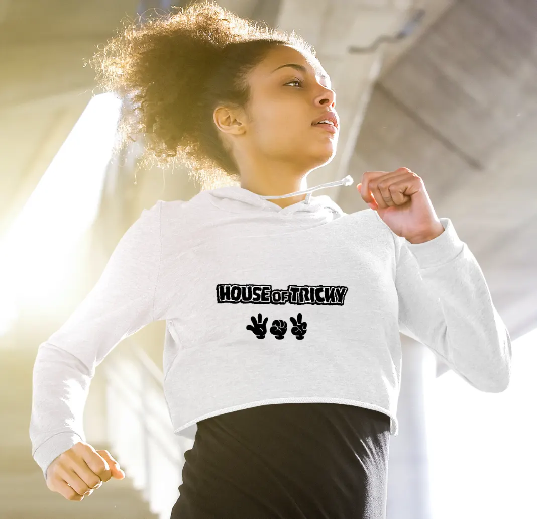 Xikers Doorbell Ringing Cropped Hoodie