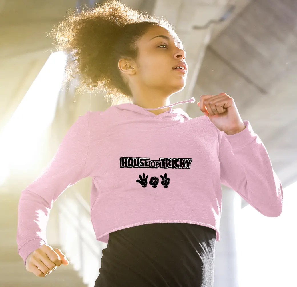 Xikers Doorbell Ringing Cropped Hoodie
