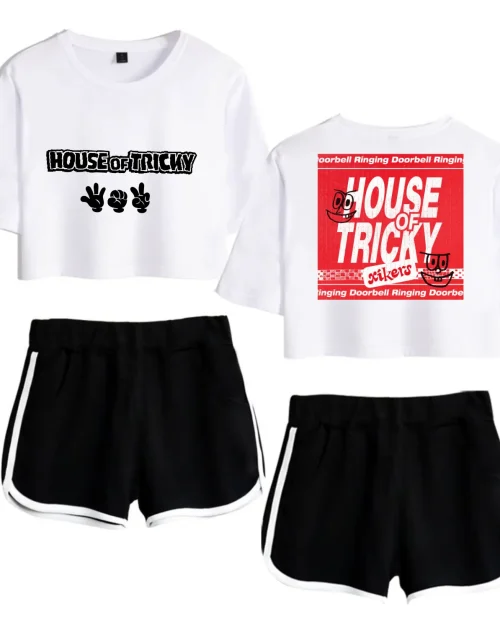 Xikers Doorbell Ringing Tracksuit - White-Black
