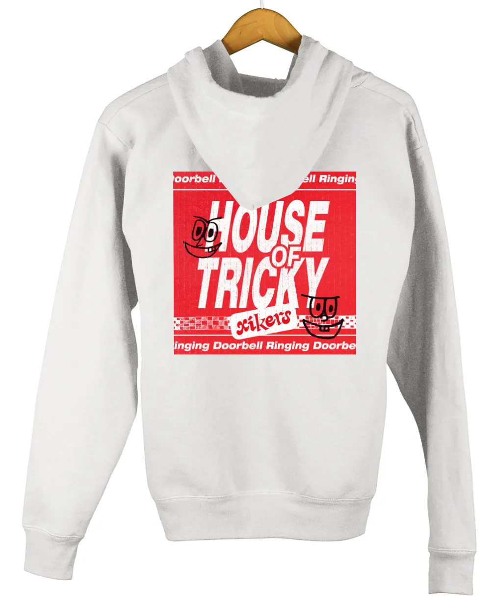 Xikers Doorbell Ringing Zip Hoodie
