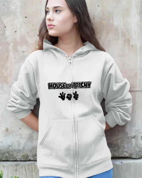 Xikers Doorbell Ringing Zip Hoodie