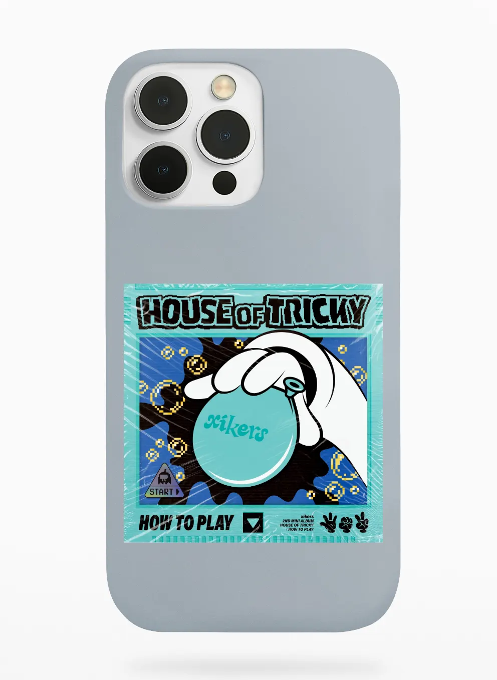 Xikers How To Play Phone Case - Gray, Apple iPhone 18