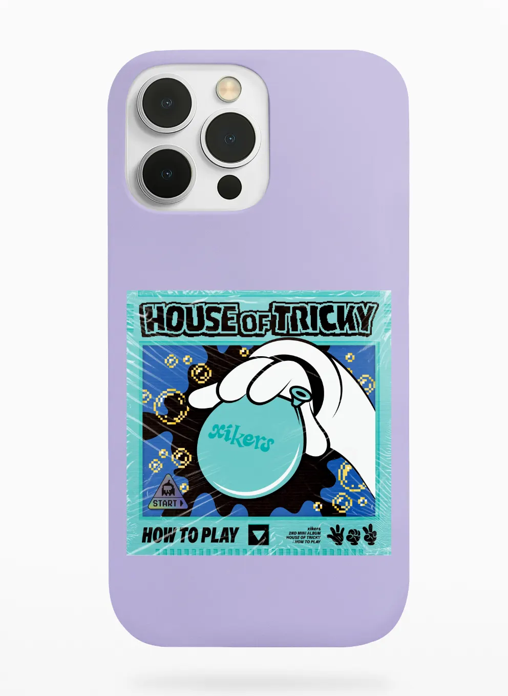 Xikers How To Play Phone Case - Lavender, Apple iPhone 18