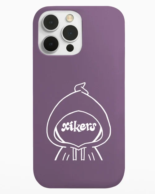 Xikers Outline Mascot Phone Case - Plum, Apple iPhone 18