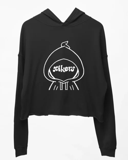 Xikers Rhythm Check Cropped Hoodie