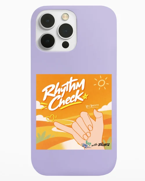 Xikers Rhythm Check Phone Case - Lavender, Apple iPhone 18