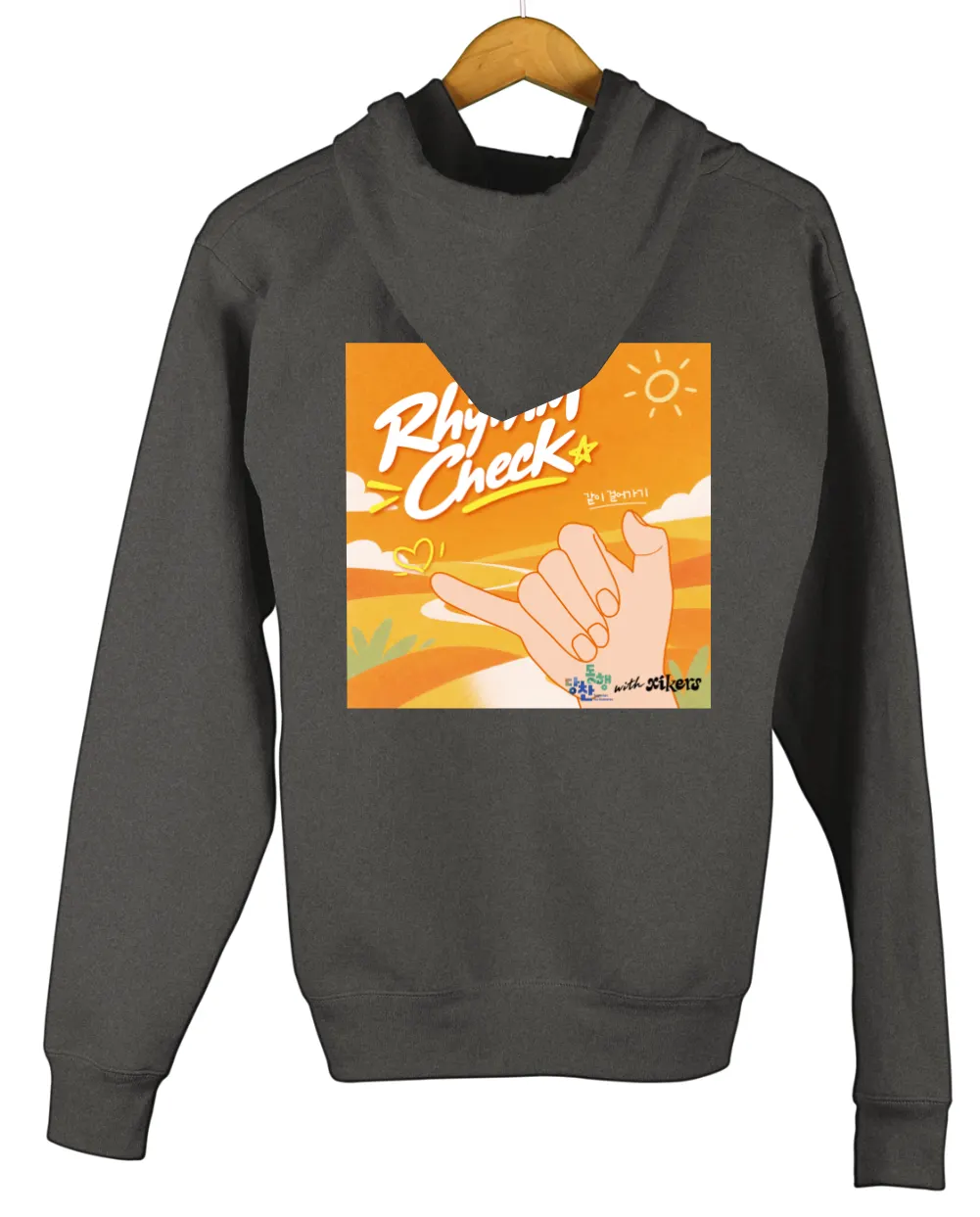 Xikers Rhythm Check Zip Hoodie - Image 4