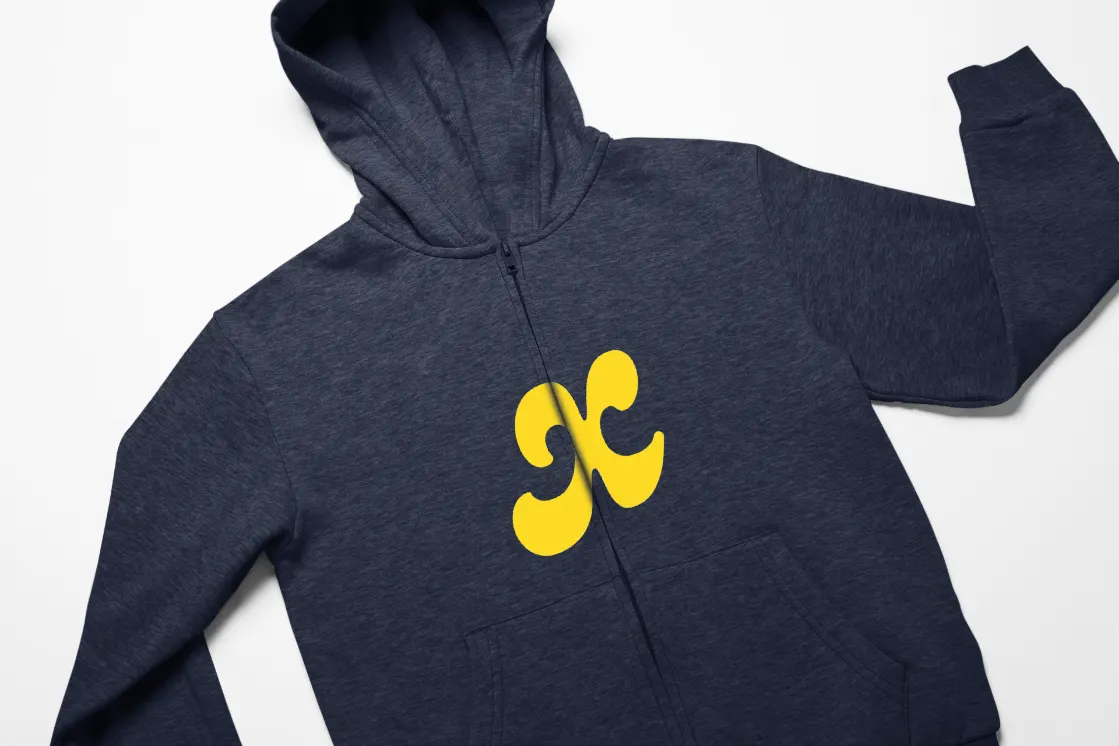 Xikers Wrecking the House Zip Hoodie - Blue
